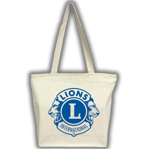 12 oz. Zipper Cotton Canvas Tote