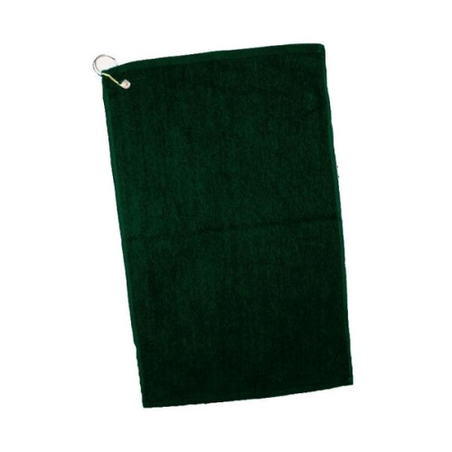 Velour Golf Towel w/ Dobby Border Hem & Custom Logo 16"x 25"