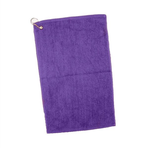 Velour Golf Towel w/ Dobby Border Hem & Custom Logo 16"x 25"