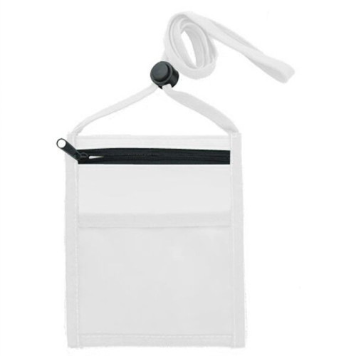 Large Non-Woven Neck wallet with adjustable 3/8" Lanyard