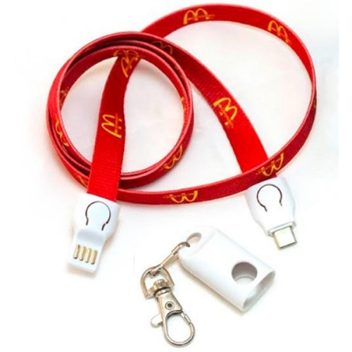 2 IN 1 LANYARD USB CABLE