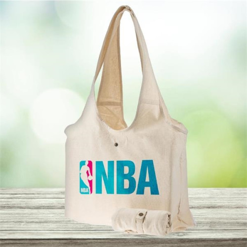 Travel Sling Cotton Canvas Tote Bag 9 oz. Fold-able Carrybag