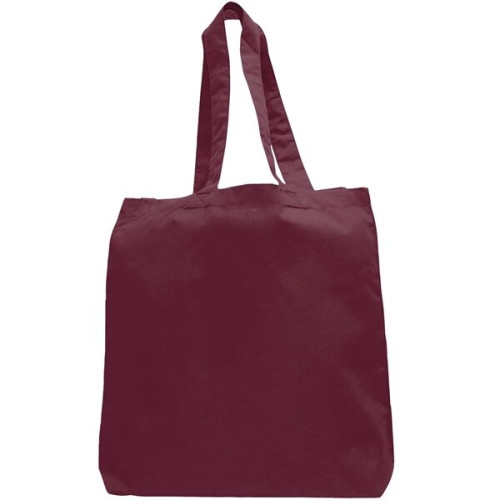 6 oz Cotton Canvas Tote Bag W/ Gusset (15" X 16")