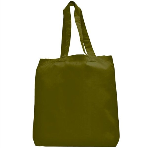 6 oz Cotton Canvas Tote Bag W/ Gusset (15" X 16")