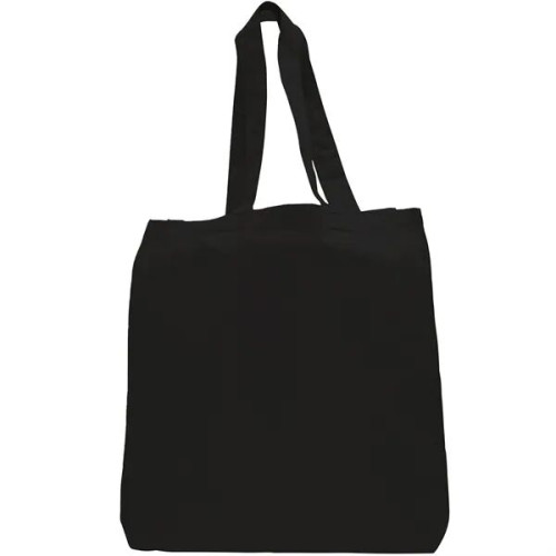 6 oz Cotton Canvas Tote Bag W/ Gusset (15" X 16")