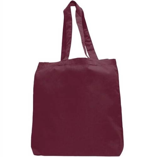 6 oz Cotton Canvas Tote Bag W/ Gusset (15" X 16")