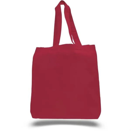 6 oz Cotton Canvas Tote Bag W/ Gusset (15" X 16")