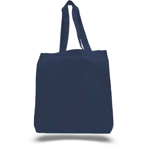 6 oz Cotton Canvas Tote Bag W/ Gusset (15" X 16")
