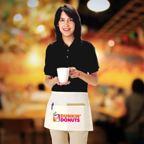 Waist Apron w/ Custom Imprint & Front Pocket