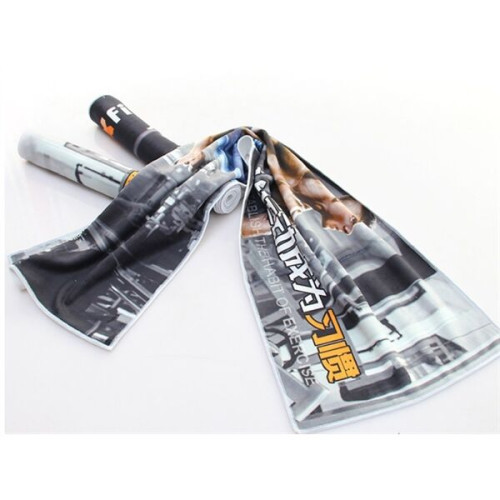 Poly-Cotton Gym Towel w/ Full Bleed Sublimation 410 GSM