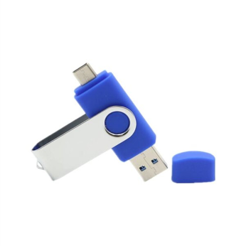 Multi-port Type-C Flash Drives Rotating Swivel USB Drive