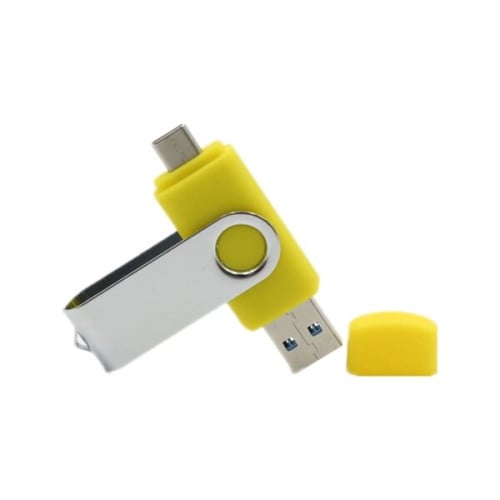 Multi-port Type-C Flash Drives Rotating Swivel USB Drive