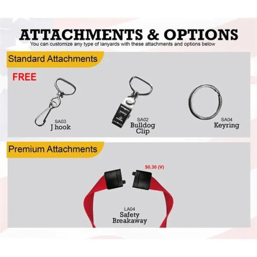 USA Made Full Color Dye Sublimation Lanyard w/ Badge holder