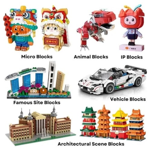BuildiFull Custom Block Sets MOQ 100