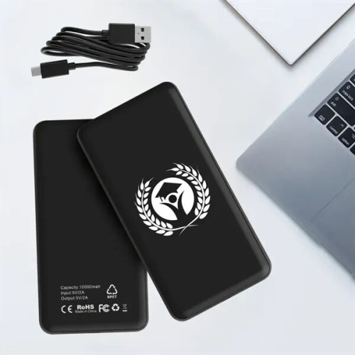 EcoTech Eco-Friendly 10000mAh rPET Wireless Power Bank with