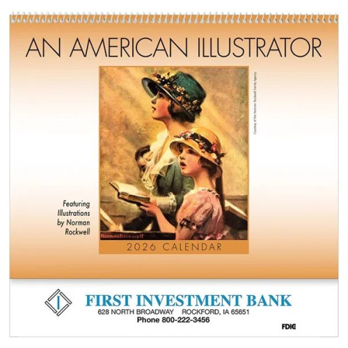An American Illustrator Wall Calendar: 2027 Spiral Bound