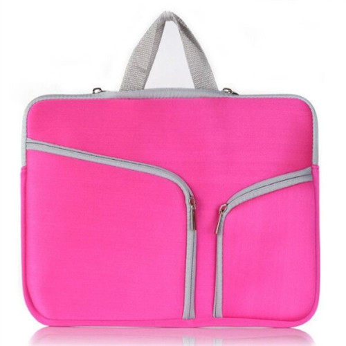 Neoprene Laptop Sleeve w/ 3 Zipper Compartments & Handle