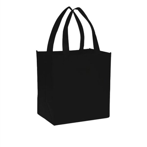 Grocery Non Woven Gusset Tote Bag USA Decorated (12"X13"X8")