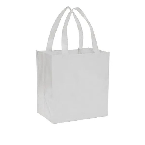 Grocery Non Woven Gusset Tote Bag USA Decorated (12"X13"X8")