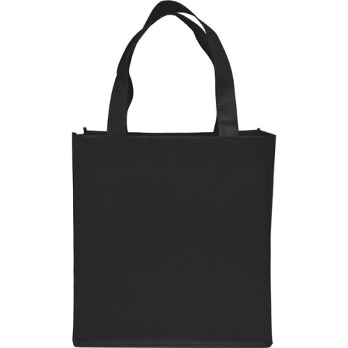 Grocery Non Woven Gusset Tote Bag USA Decorated (12"X13"X8")