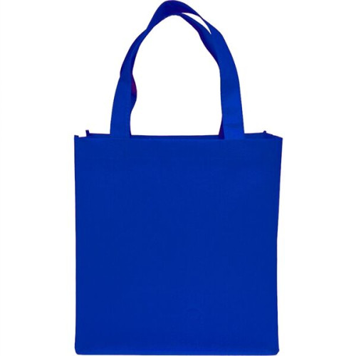 Grocery Non Woven Gusset Tote Bag USA Decorated (12"X13"X8")
