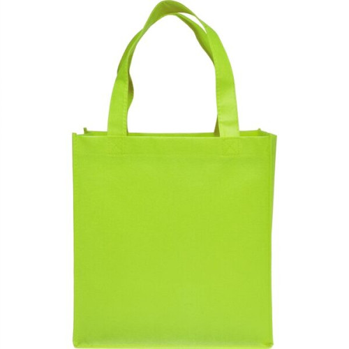 Grocery Non Woven Gusset Tote Bag USA Decorated (12"X13"X8")