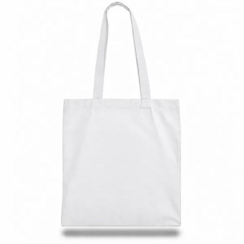 7 Oz. Cotton Canvas Tote Bag USA Decorated (15" X 16")