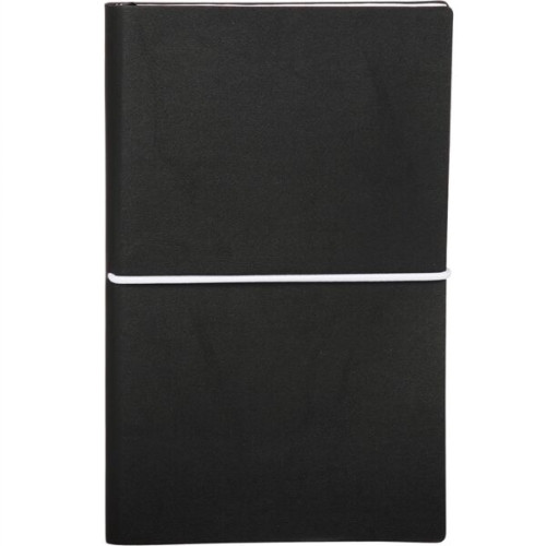 Softcover Notebook w/ Custom Imprint & Elastic Closing Band