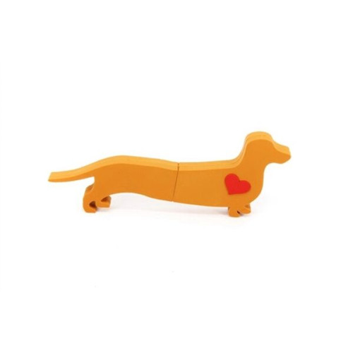 Custom 2D PVC USB Flash Drive - Dog Shaped