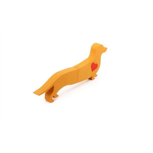 Custom 2D PVC USB Flash Drive - Dog Shaped