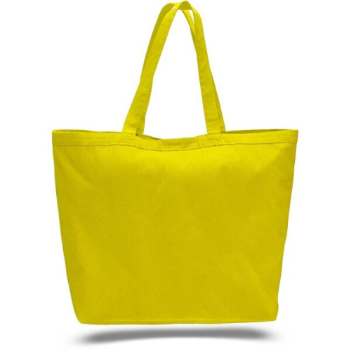 12 oz. Big Cotton Canvas Tote Bag USA Decorated (23" x 17")