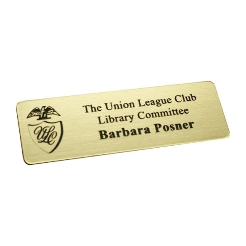 1.5" x 3" Name Badge - Plastic Engraved