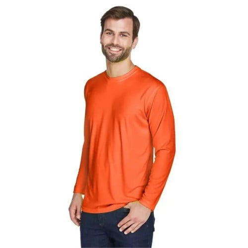 UltraClub Men's Cool & Dry Sport Long Sleeve Performance ...