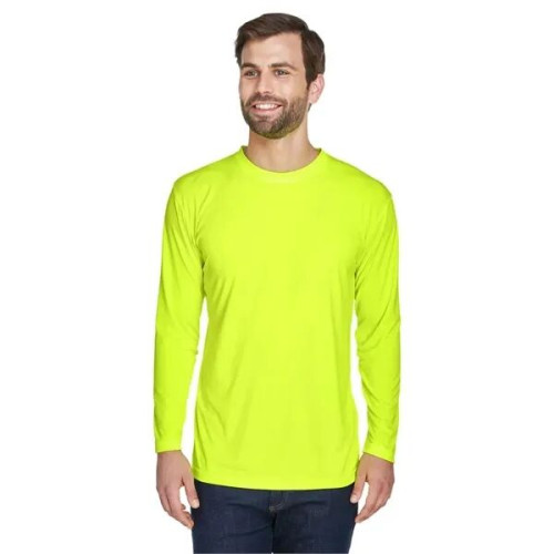 UltraClub Men's Cool & Dry Sport Long Sleeve Performance ...