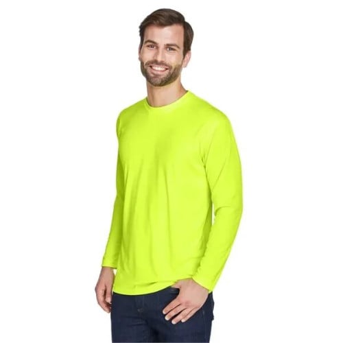 UltraClub Men's Cool & Dry Sport Long Sleeve Performance ...