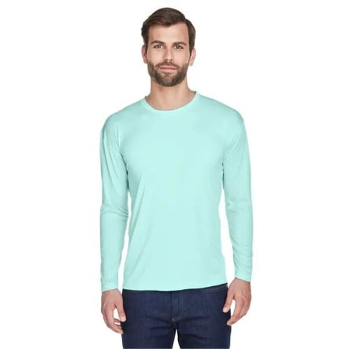 UltraClub Men's Cool & Dry Sport Long Sleeve Performance ...