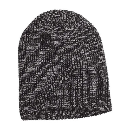 Big Accessories Ribbed Marled Beanie