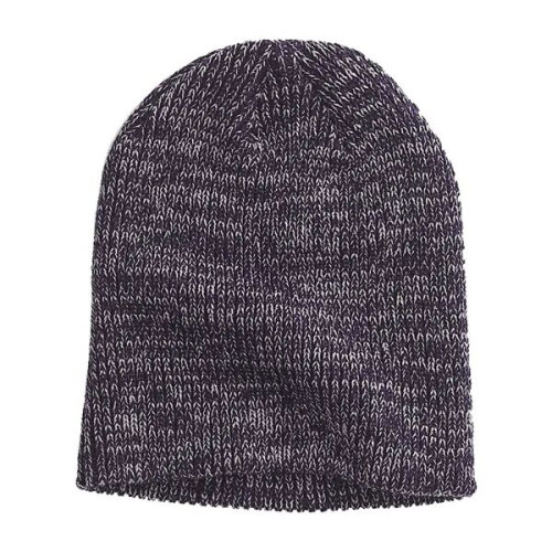 Big Accessories Ribbed Marled Beanie