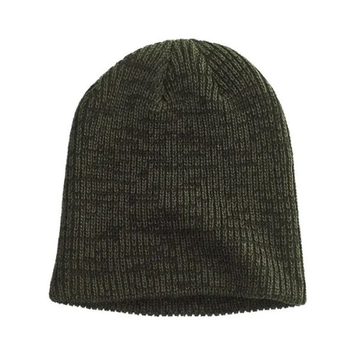 Big Accessories Ribbed Marled Beanie