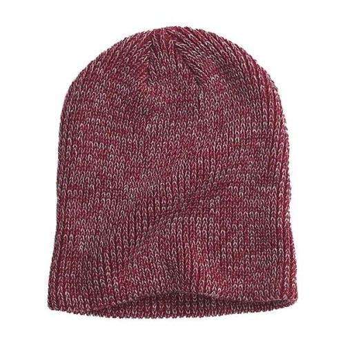 Big Accessories Ribbed Marled Beanie