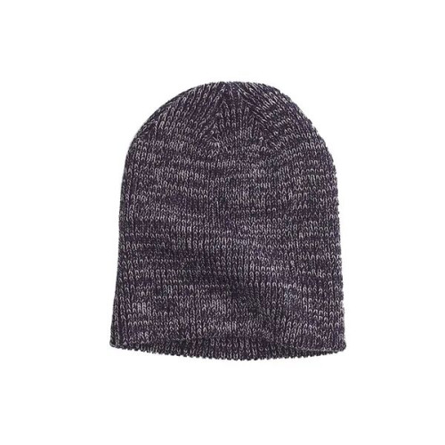 Big Accessories Ribbed Marled Beanie