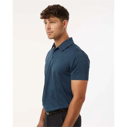 AllPro Men's Pro-Lock Performance Melange Polo