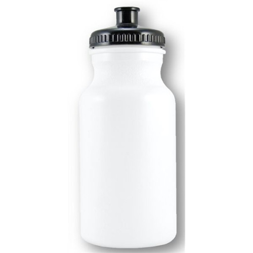 USA made plastic bike water bottle push spout 20 oz