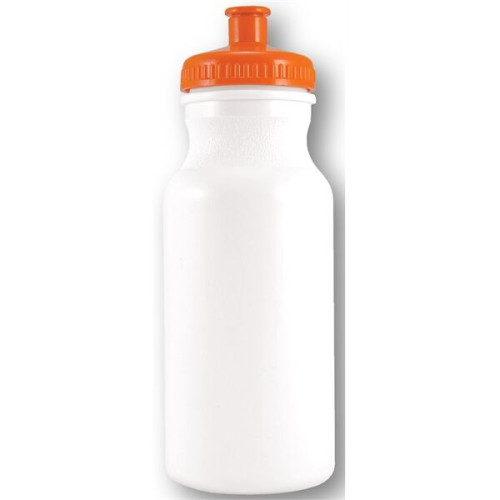 USA made plastic bike water bottle push spout 20 oz