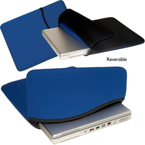 Reversible Neoprene Laptop Sleeve w/ Custom Imprint 15"x 11"