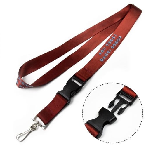 Detachable Nylon Lanyards w/ Imprint Quick Release