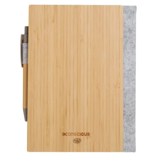 econscious. Grove Refillable Bamboo Notebook & Pen.