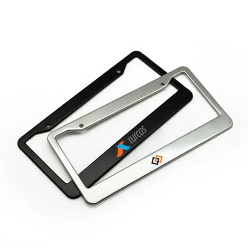 Stainless Steel License Plate Frame - Custom Shape Available