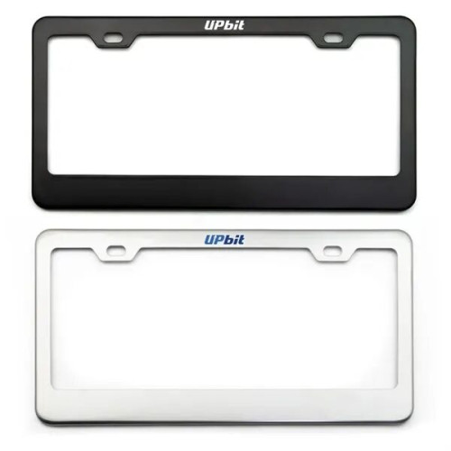 Stainless Steel License Plate Frame - Custom Shape Available