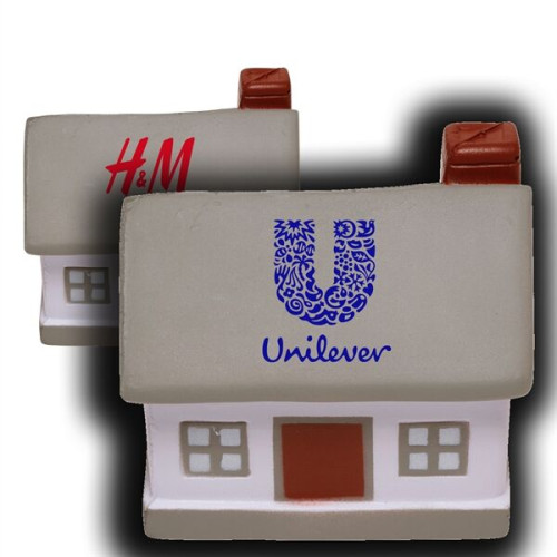 House Shaped Stress Reliever w/ Custom Imprint